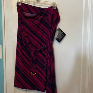 Iman Fuschia Blue Woman’s Skirt XL NWT